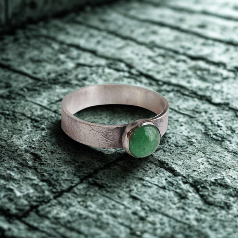 Round Emerald Ring