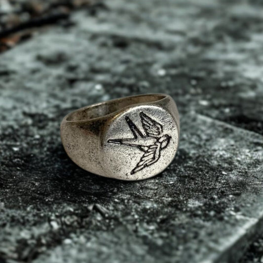 Swallow Wings-Signet Ring