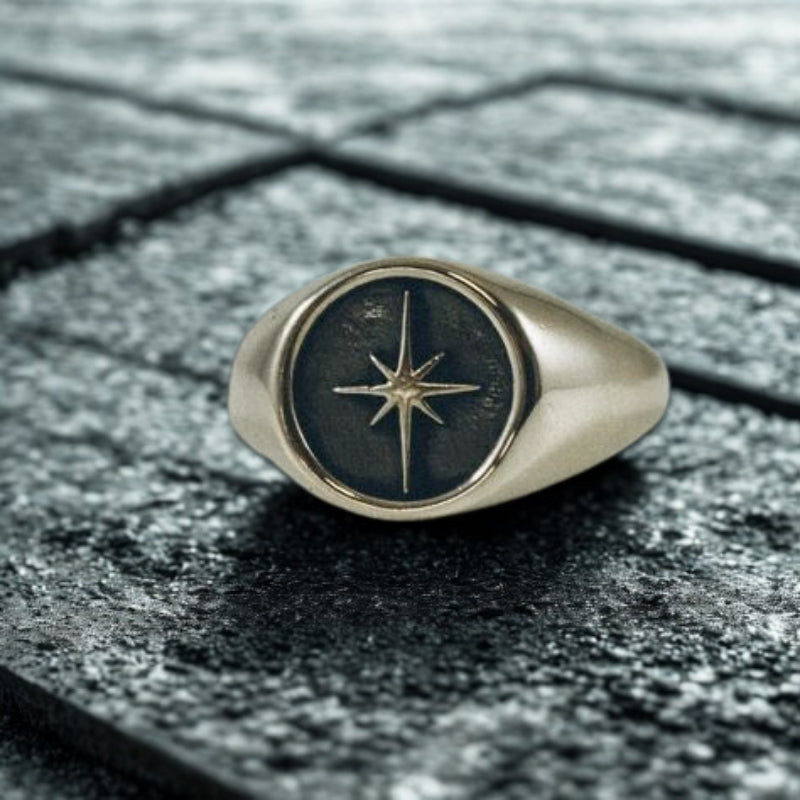 North Star Signet Ring