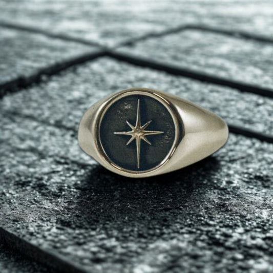 North Star Signet Ring