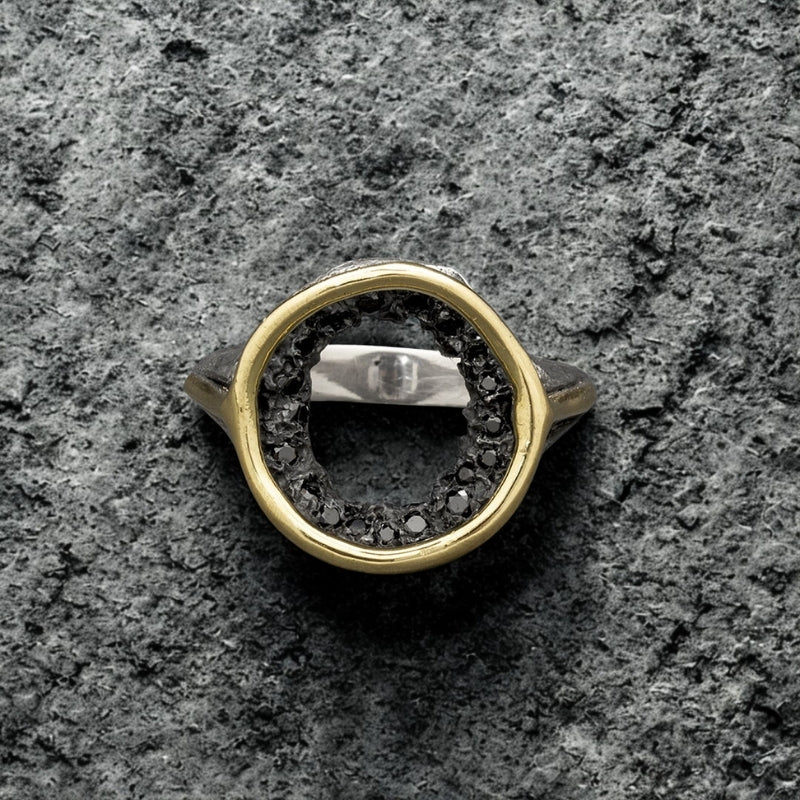 Void Circle Two-Tone Ring
