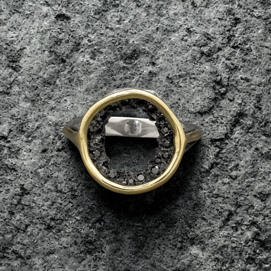 Void Circle Two-Tone Ring
