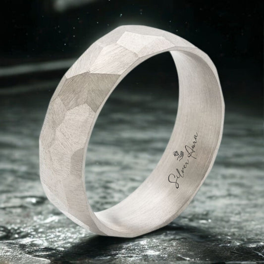 Hammered Facet Band