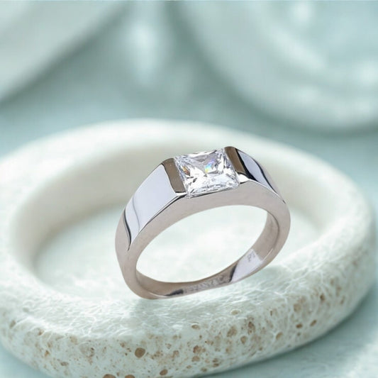Prism Apex - Moissanite Diamond Ring