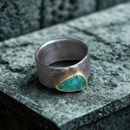 Earthbound Crown Two-Tone Ring
