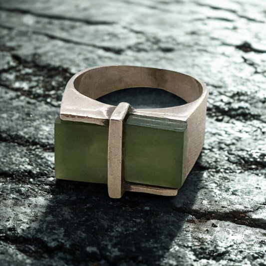 Green Onyx Ring